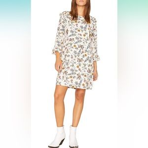 Sanctuary Autumn Symphony Ruffled Printed Dress Harvest Bloom